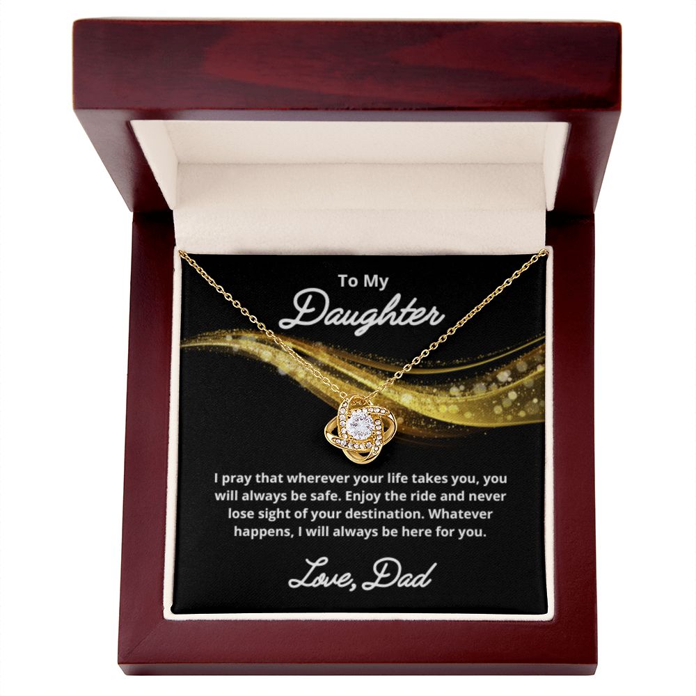 To My Daughter Necklace, Father Daughter Necklace, Father to Daughter Birthday Gift, Gifts to Daughter from Dad