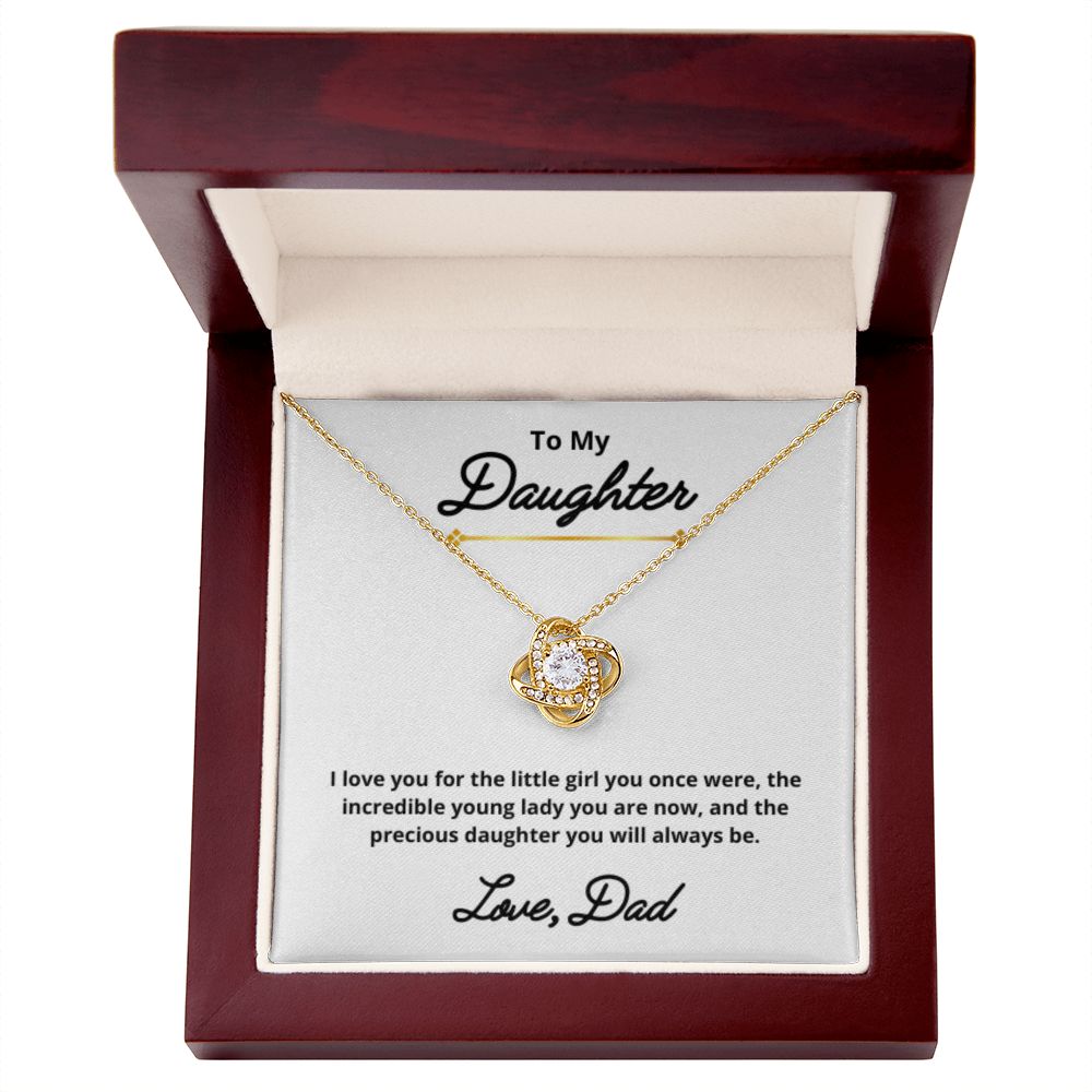 To My Daughter Necklace, Father Daughter Necklace, Father to Daughter Birthday Gift, Gifts to Daughter from Dad