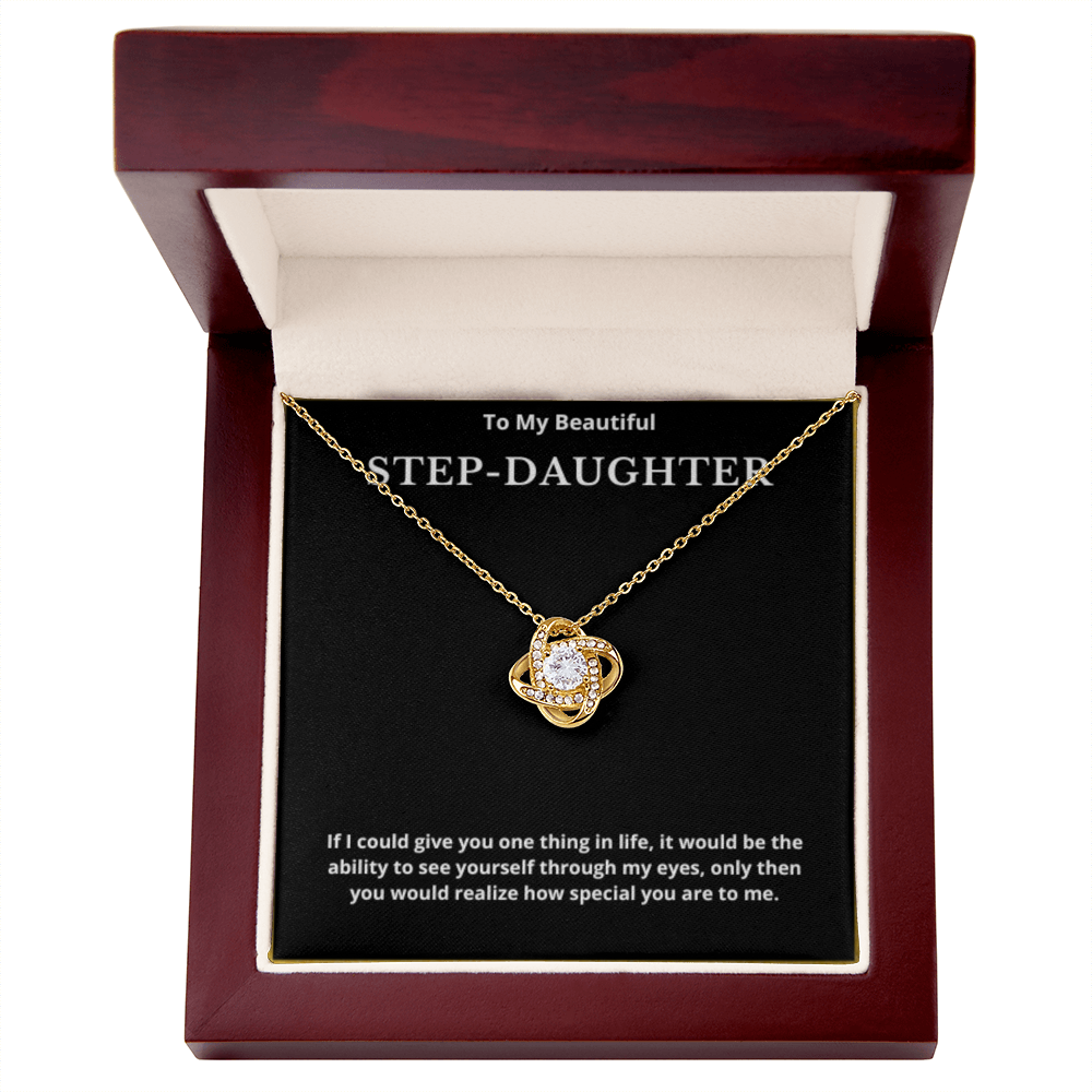 Step Daughter Gift for Step Daughter Bonus Daughter Gift Necklace Blended Family Stepdaughter Gift daughter of Bride Groom wedding gift