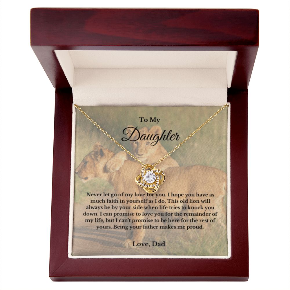 To My Daughter Necklace, Father Daughter Necklace, Father to Daughter Birthday Gift, Gifts to Daughter from Dad