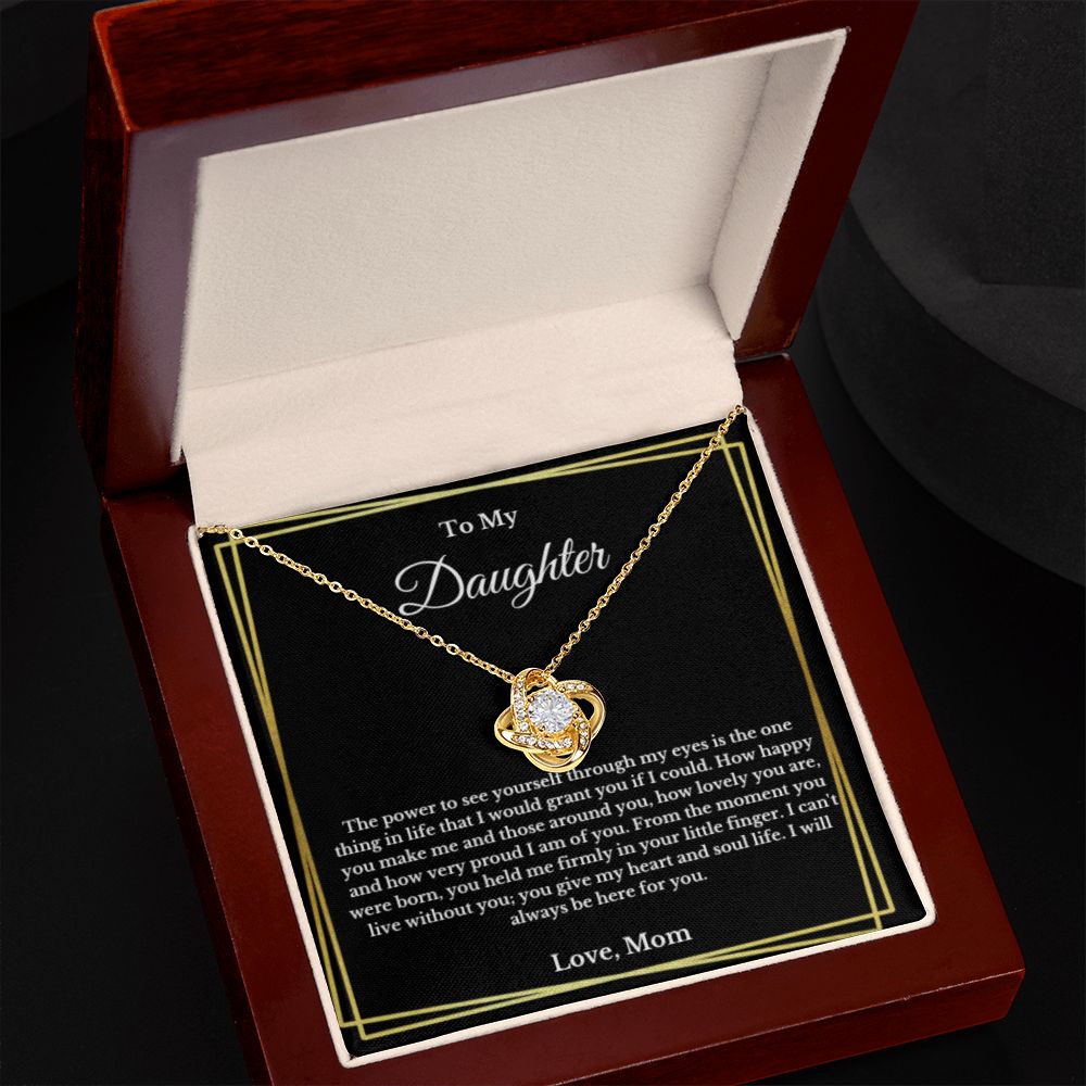 To My Daughter Necklace, Mother Daughter Necklace, Mother to Daughter Birthday Gift, Gifts to Daughter from Mom