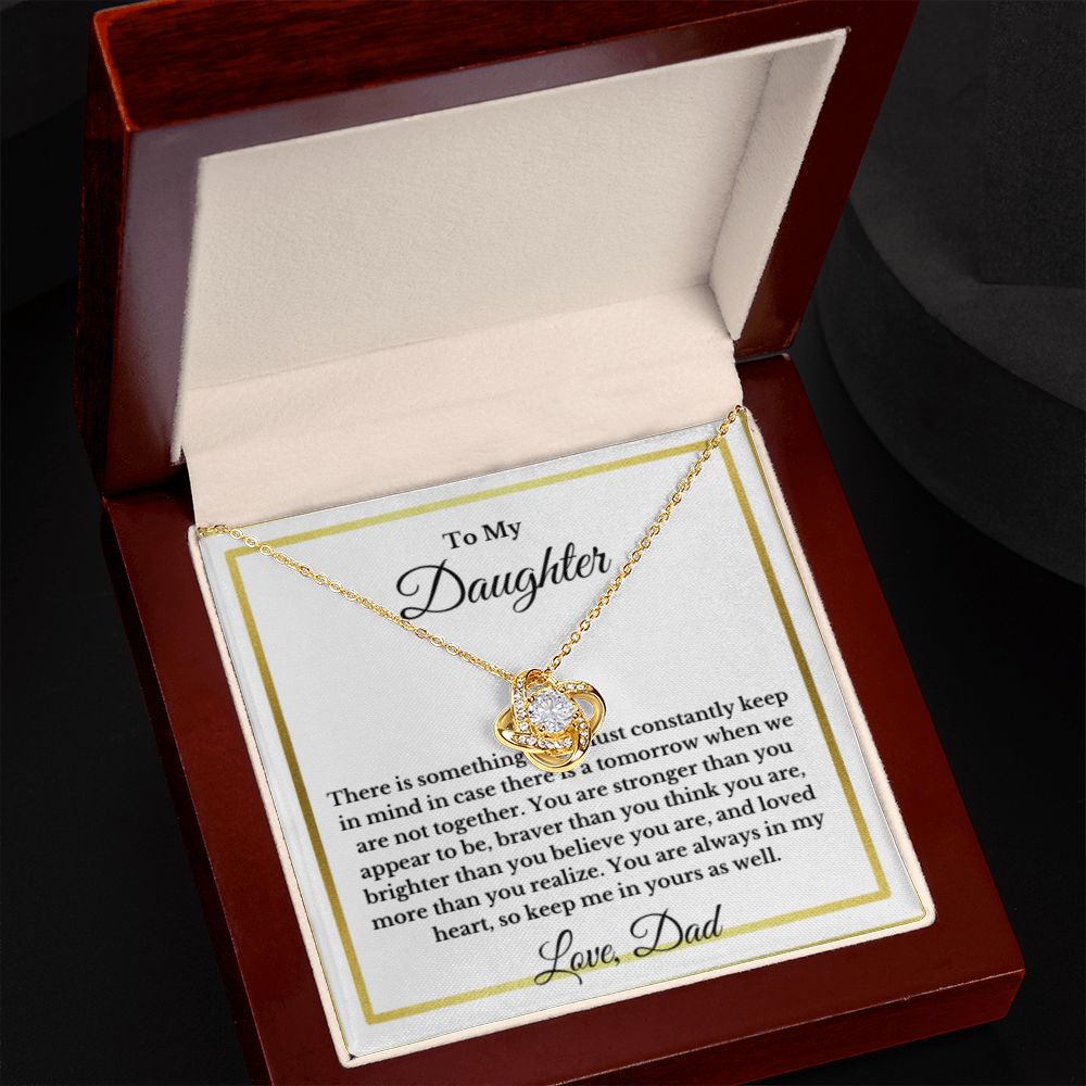 To My Daughter Necklace, Father Daughter Necklace, Father to Daughter Birthday Gift, Gifts to Daughter from Dad
