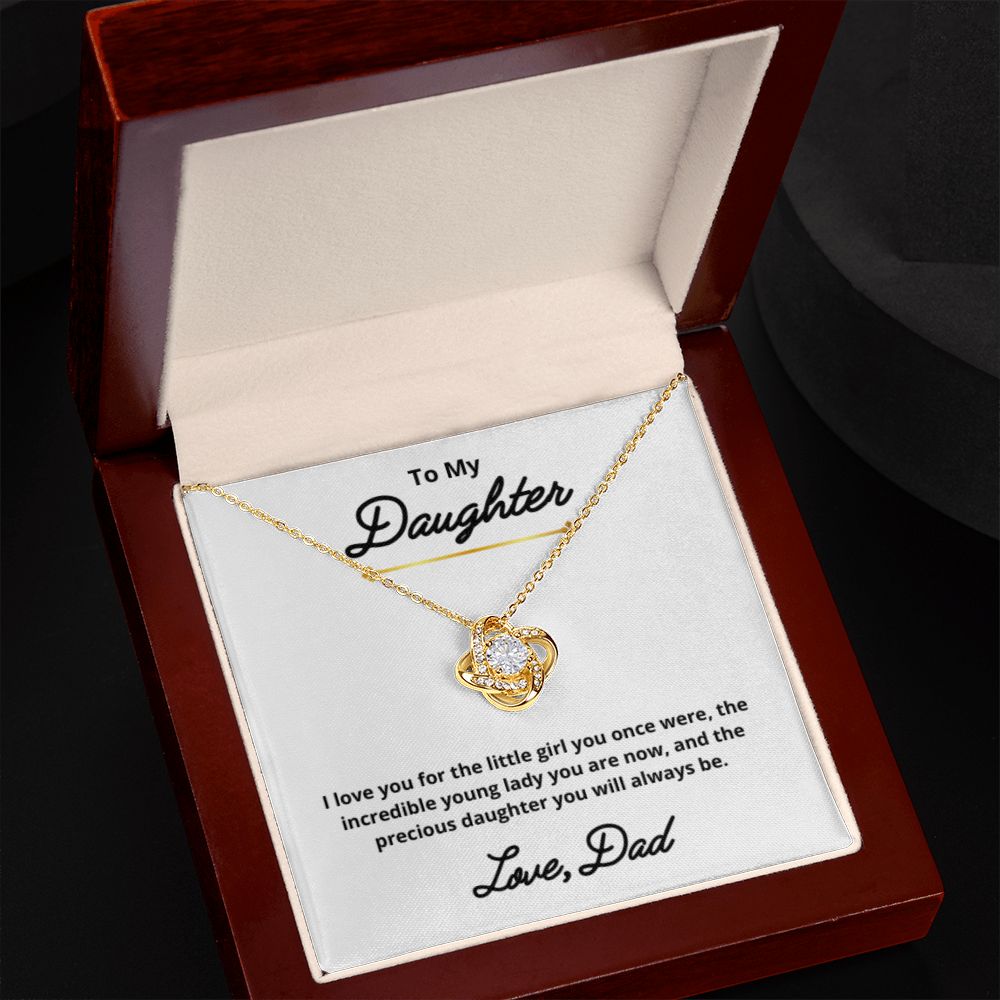 To My Daughter Necklace, Father Daughter Necklace, Father to Daughter Birthday Gift, Gifts to Daughter from Dad