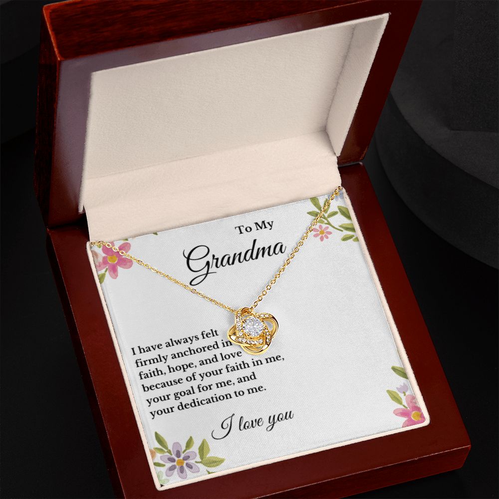To My Grandma Necklace, Granddaughter Gift to Grandmother, Grandma, Birthday Graduation Gift, Christmas Gift for Her