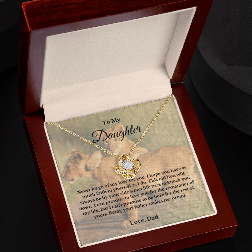 To My Daughter Necklace, Father Daughter Necklace, Father to Daughter Birthday Gift, Gifts to Daughter from Dad
