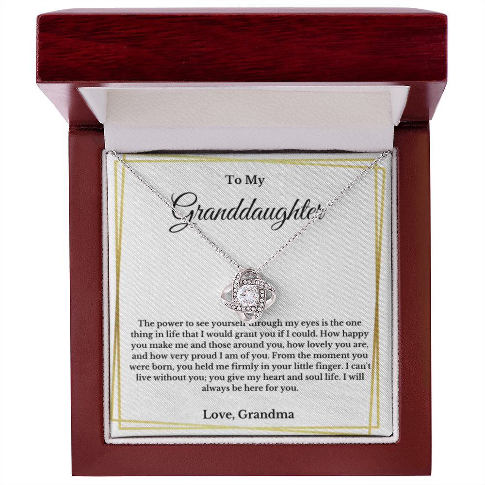 To My Granddaughter Necklace, Granddaughter Gift from Grandma, Birthday Graduation Gift, Christmas Gift for Her