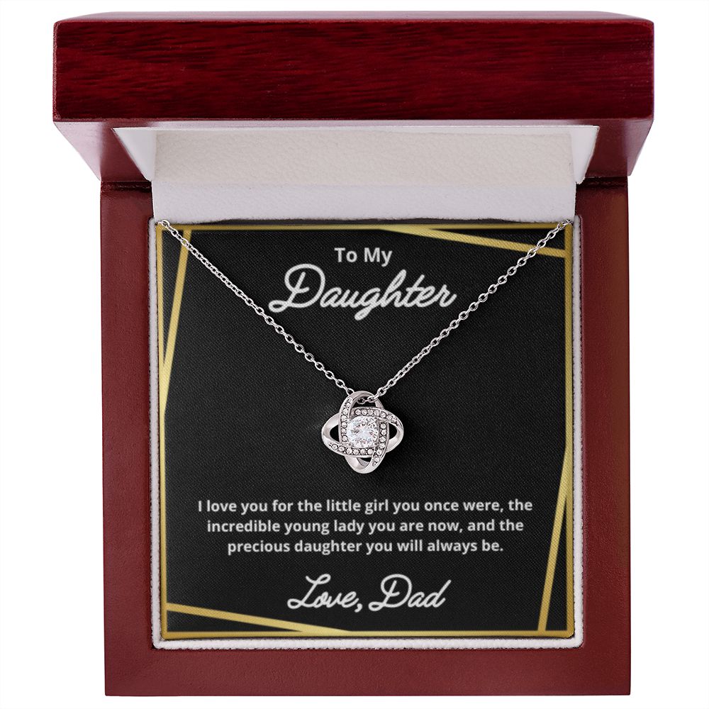 To My Daughter Necklace, Father Daughter Necklace, Father to Daughter Birthday Gift, Gifts to Daughter from Dad