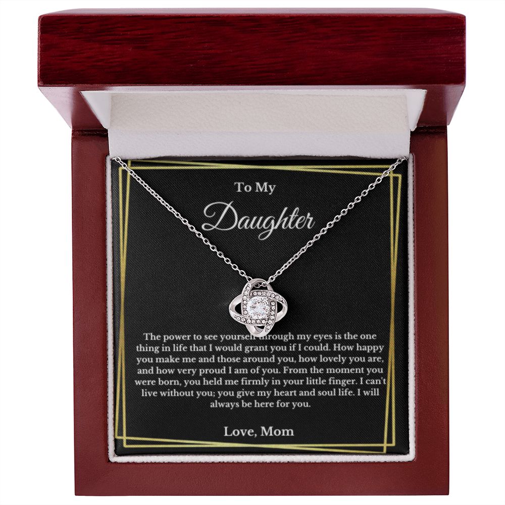 To My Daughter Necklace, Mother Daughter Necklace, Mother to Daughter Birthday Gift, Gifts to Daughter from Mom