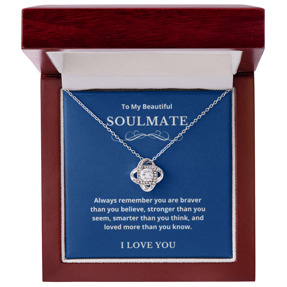 Hearts Jewelry, FG Family Gift, Wife Necklace, Gift from Husband/Boyfriend, To My Soulmate Jewelry, Birthday Gift
