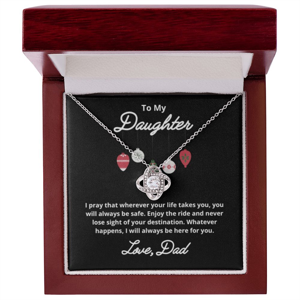 To My Daughter Necklace, Father Daughter Necklace, Father to Daughter Birthday Gift, Gifts to Daughter from Dad