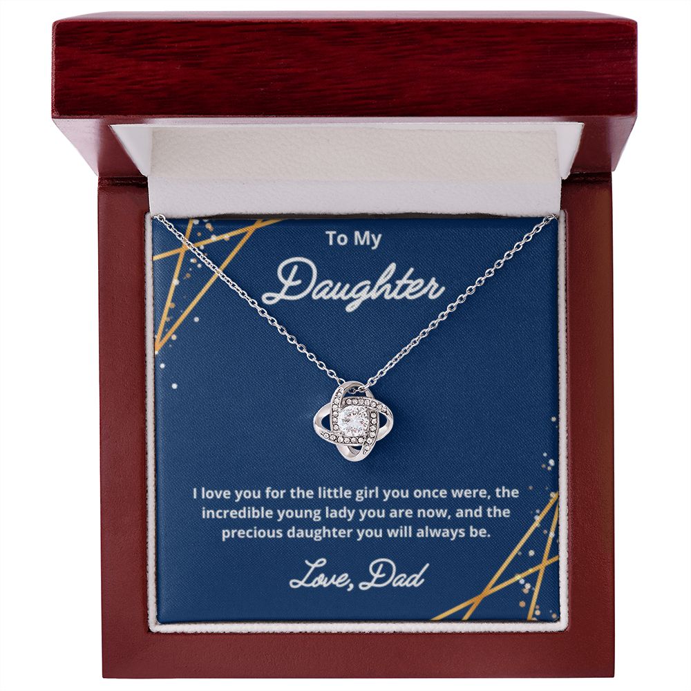 To My Daughter Necklace, Father Daughter Necklace, Father to Daughter Birthday Gift, Gifts to Daughter from Dad