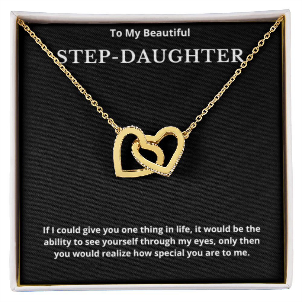Step Daughter Gift for Step Daughter Bonus Daughter Gift Necklace Blended Family Stepdaughter Gift daughter of Bride Groom wedding gift