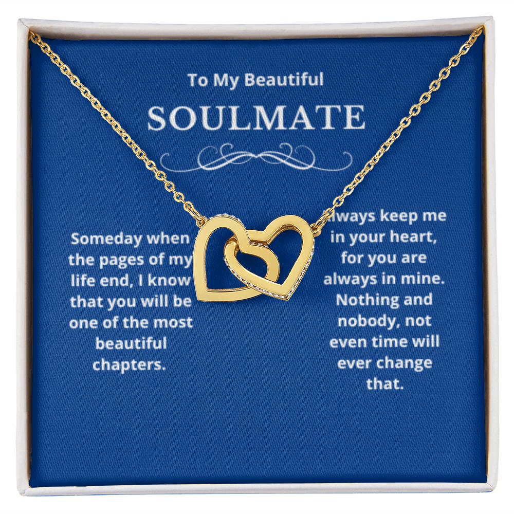 Hearts Jewelry, FG Family Gift, Wife Necklace, Gift from Husband/Boyfriend, To My Soulmate Jewelry, Birthday Gift