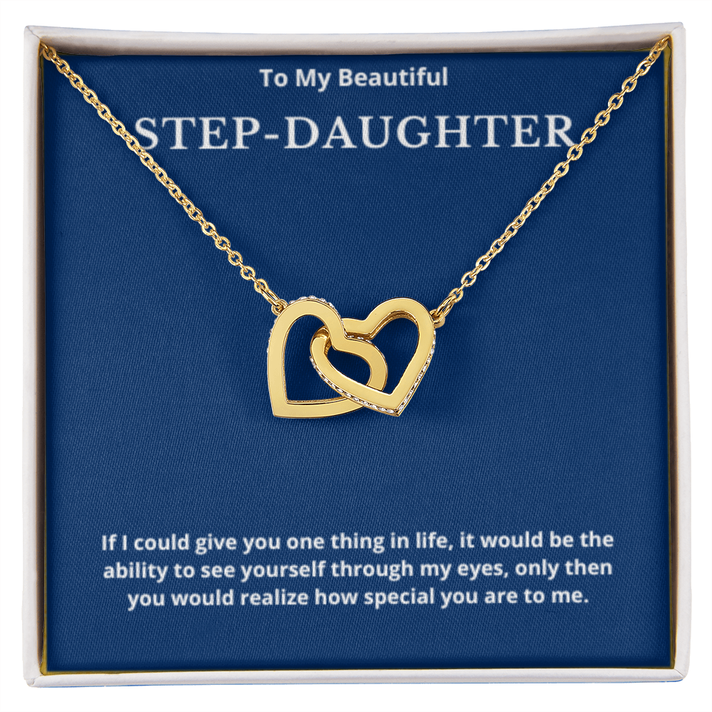Step Daughter Gift for Step Daughter Bonus Daughter Gift Necklace Blended Family Stepdaughter Gift daughter of Bride Groom wedding gift