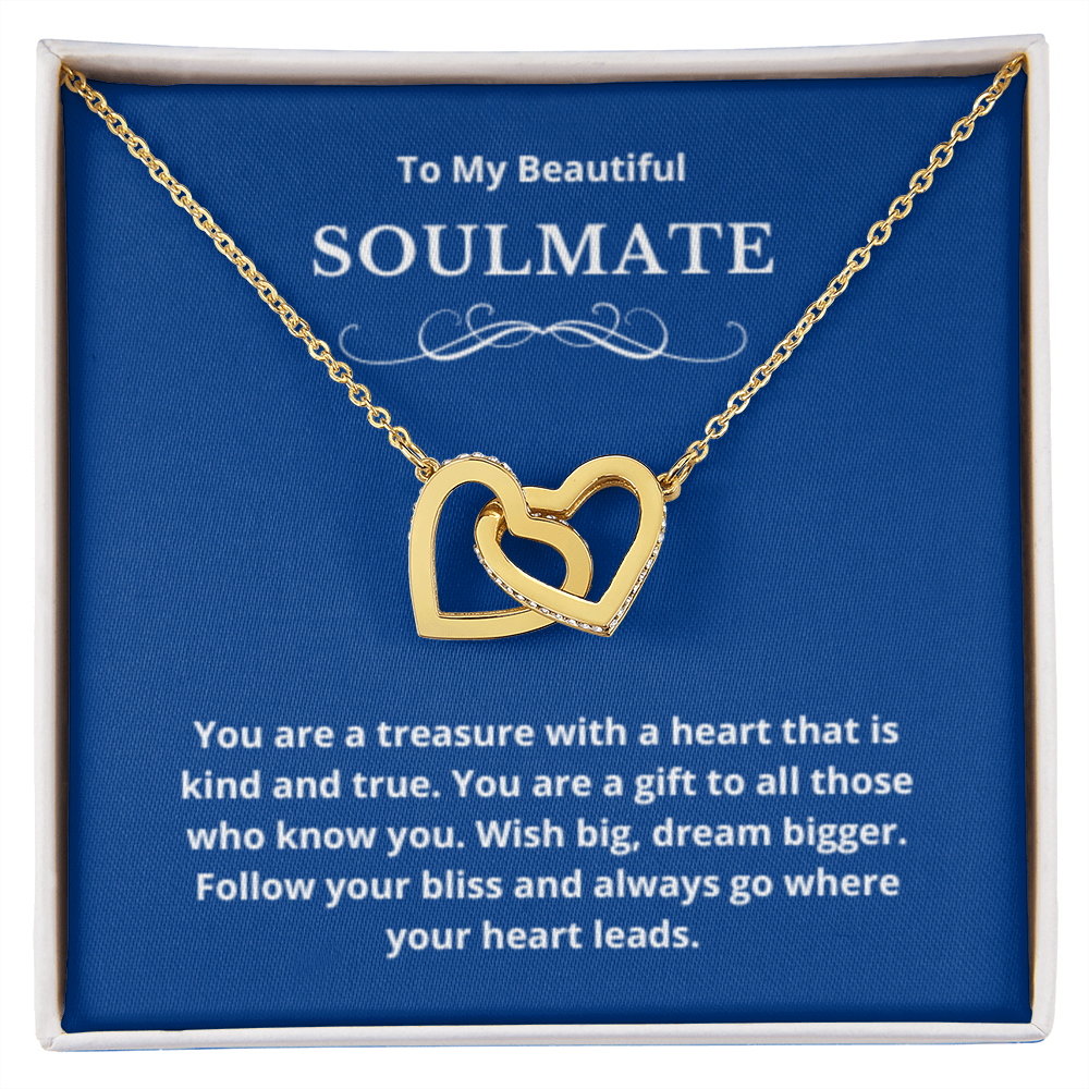 Hearts Jewelry, FG Family Gift, Wife Necklace, Gift from Husband/Boyfriend, To My Soulmate Jewelry, Birthday Gift