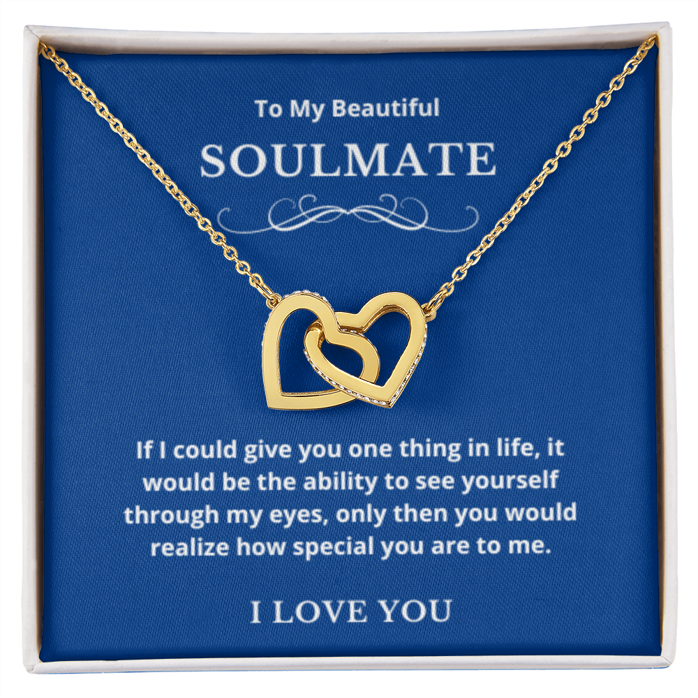Hearts Jewelry, FG Family Gift, Wife Necklace, Gift from Husband/Boyfriend, To My Soulmate Jewelry, Birthday Gift