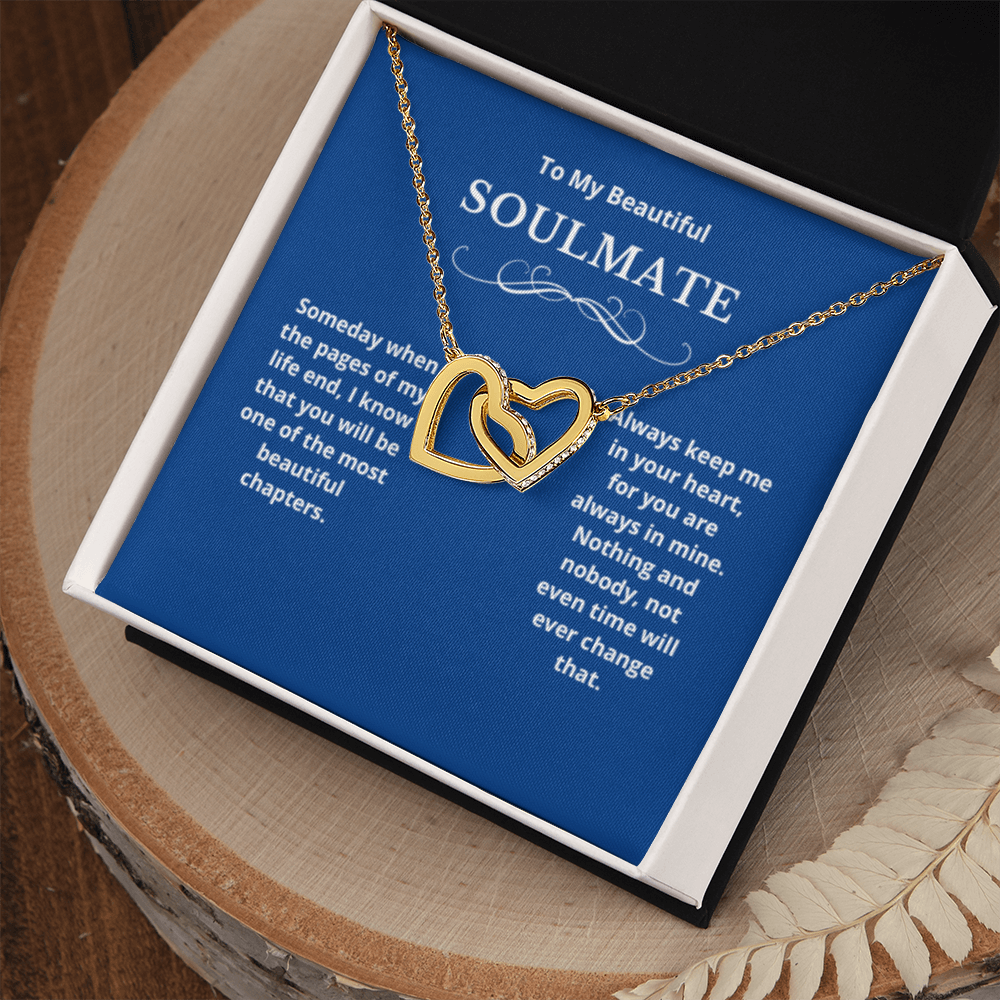 Hearts Jewelry, FG Family Gift, Wife Necklace, Gift from Husband/Boyfriend, To My Soulmate Jewelry, Birthday Gift