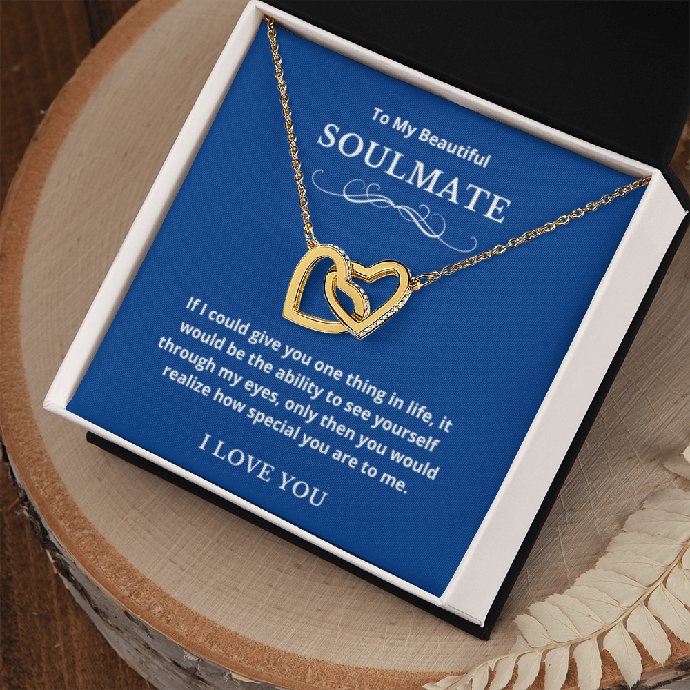 Hearts Jewelry, FG Family Gift, Wife Necklace, Gift from Husband/Boyfriend, To My Soulmate Jewelry, Birthday Gift