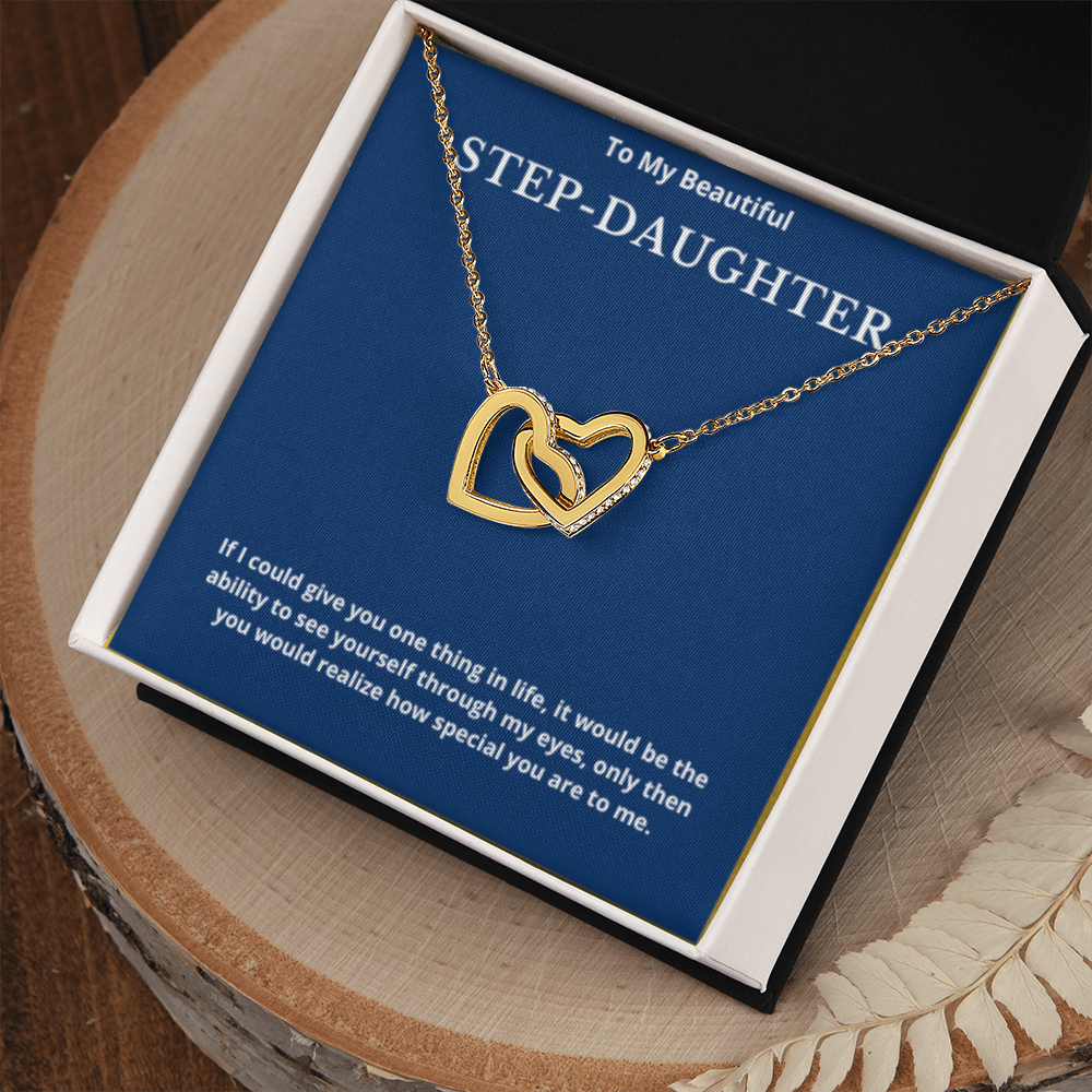 Step Daughter Gift for Step Daughter Bonus Daughter Gift Necklace Blended Family Stepdaughter Gift daughter of Bride Groom wedding gift