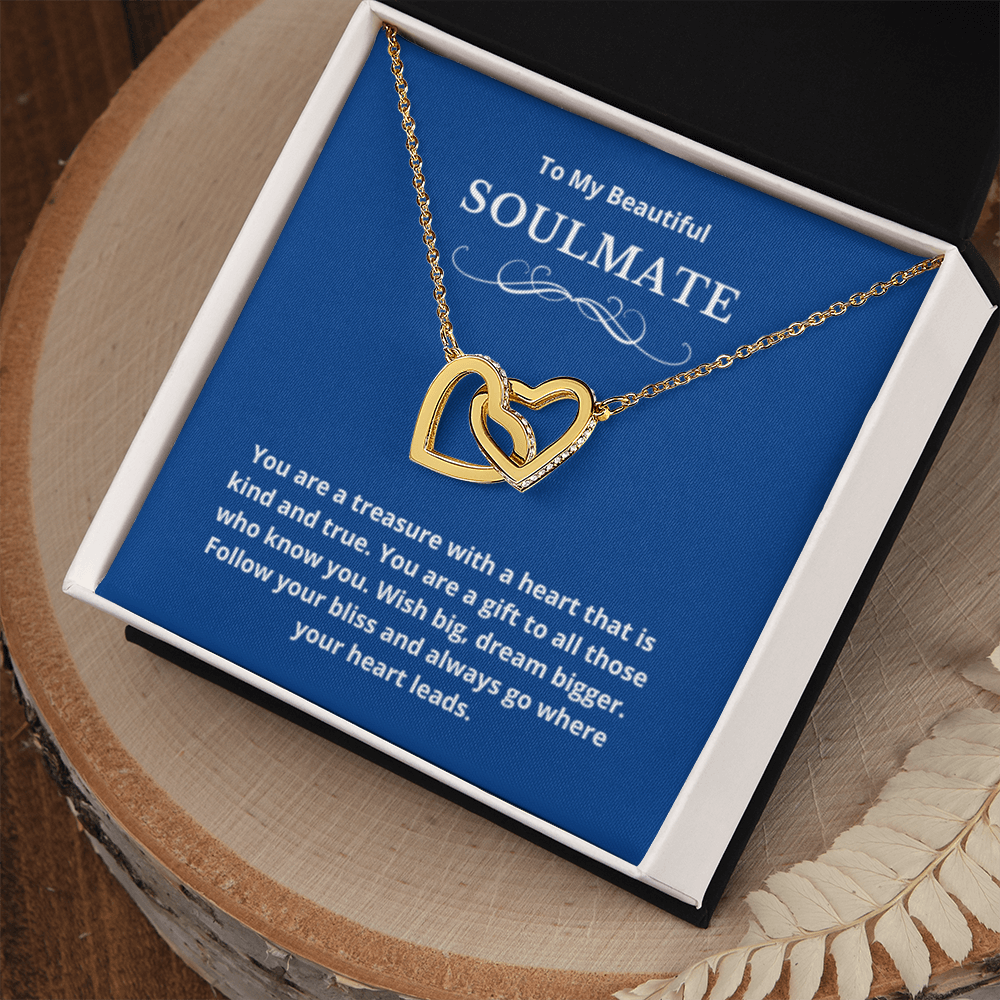 Hearts Jewelry, FG Family Gift, Wife Necklace, Gift from Husband/Boyfriend, To My Soulmate Jewelry, Birthday Gift