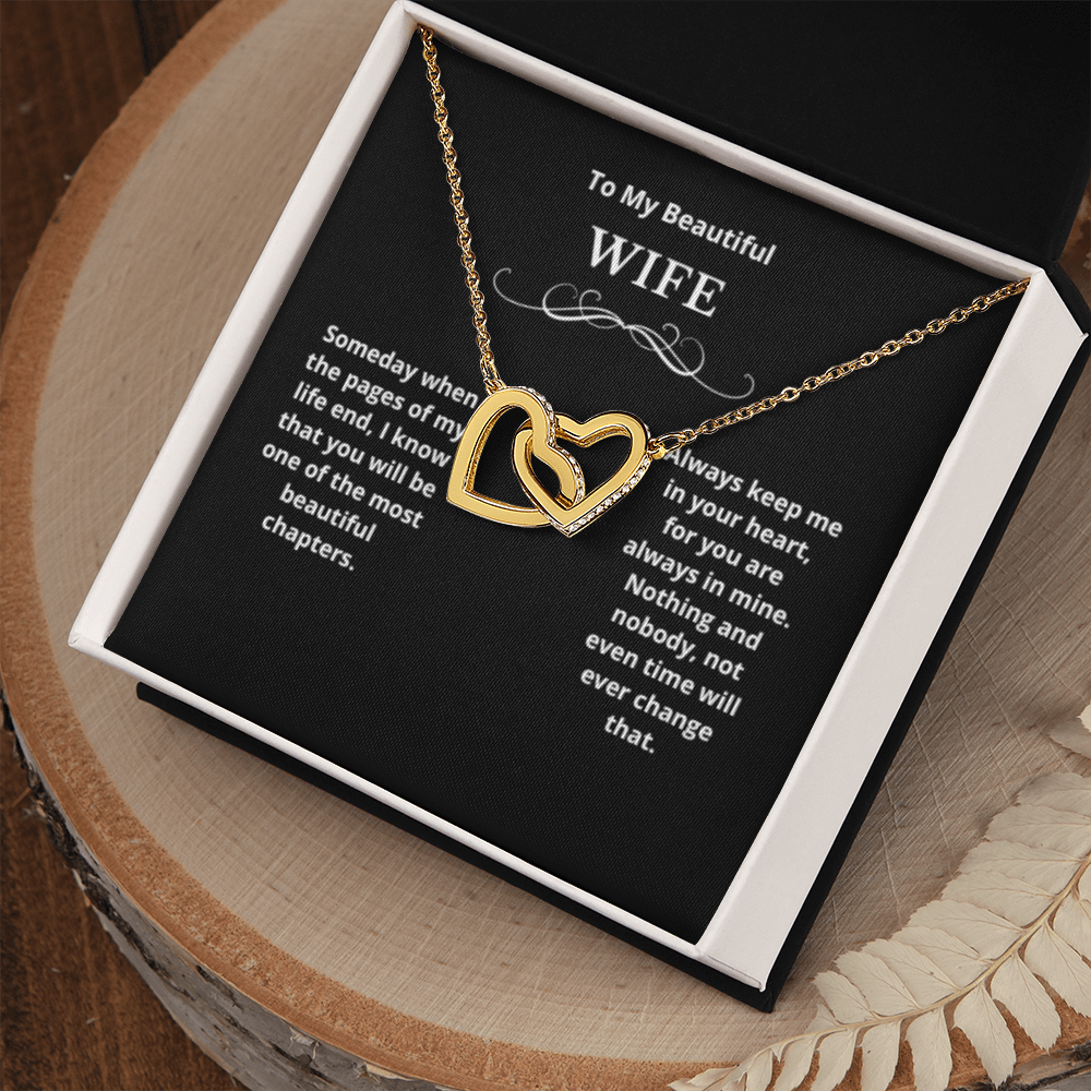 Hearts Jewelry, FG Family Gift, Wife Necklace, Gift from Husband/Boyfriend, To My Soulmate Jewelry, Birthday Gift