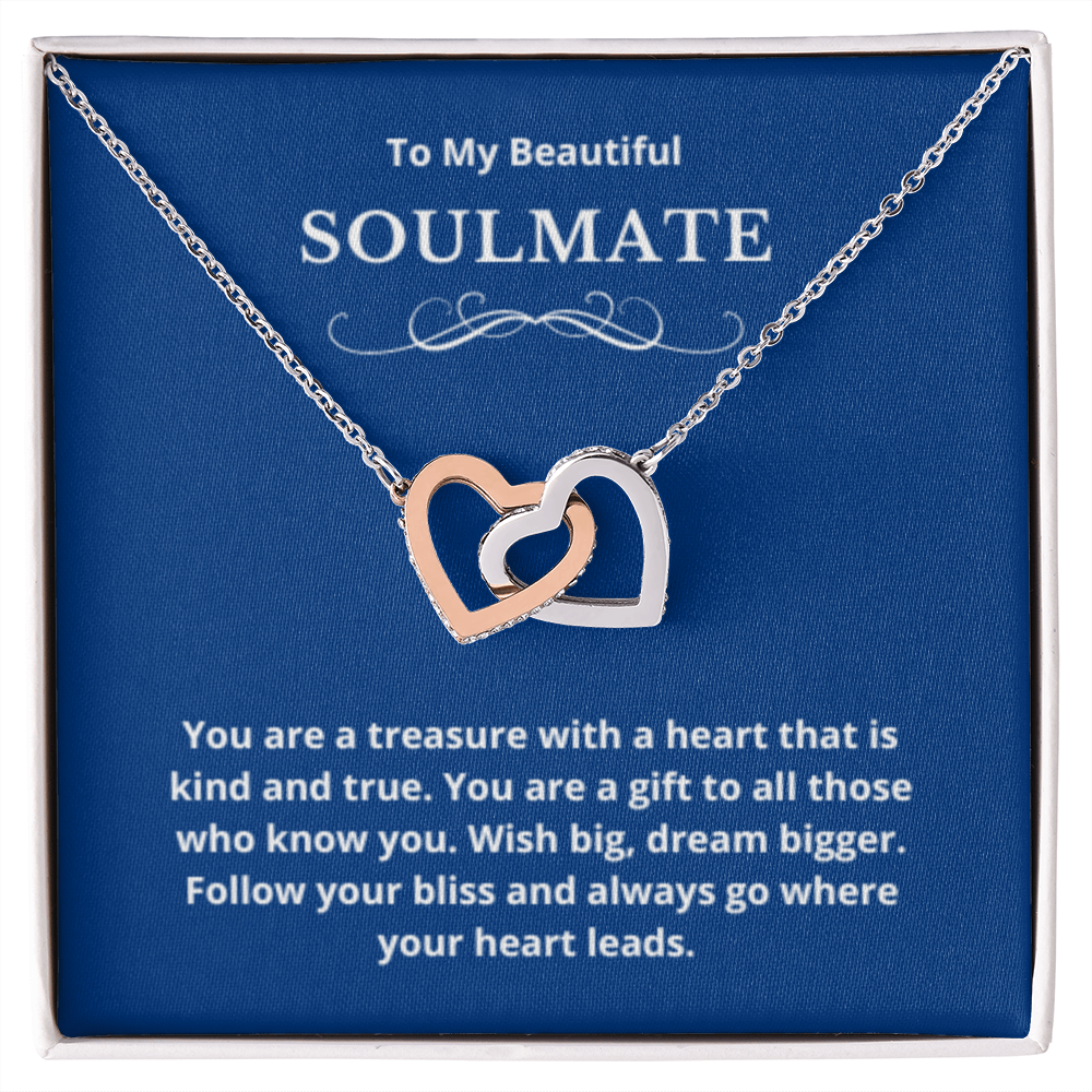 Hearts Jewelry, FG Family Gift, Wife Necklace, Gift from Husband/Boyfriend, To My Soulmate Jewelry, Birthday Gift