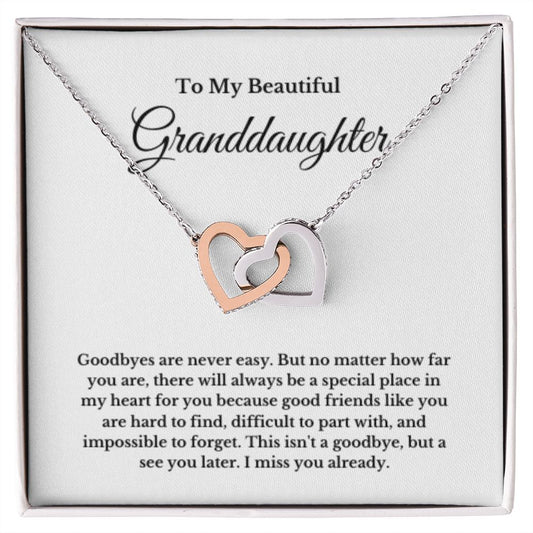 Granddaughter Going Away Gift, From Grandma, From Grandpa, Moving Away Gift Farewell Gift Granddaughter Goodbye Gift