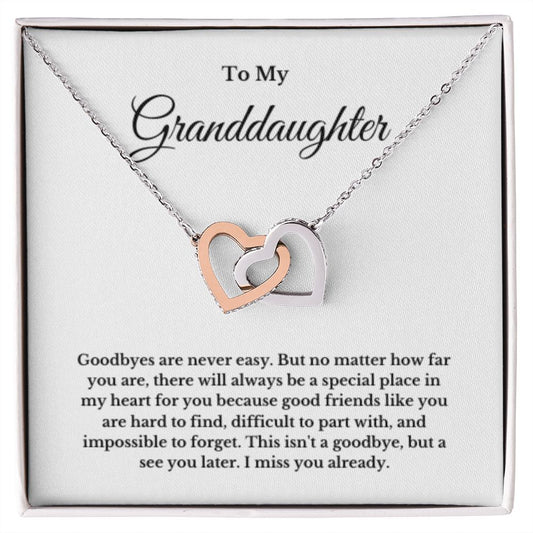 Granddaughter Going Away Gift, From Grandma, From Grandpa, Moving Away Gift Farewell Gift Granddaughter Goodbye Gift