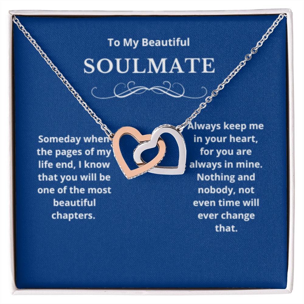 Hearts Jewelry, FG Family Gift, Wife Necklace, Gift from Husband/Boyfriend, To My Soulmate Jewelry, Birthday Gift