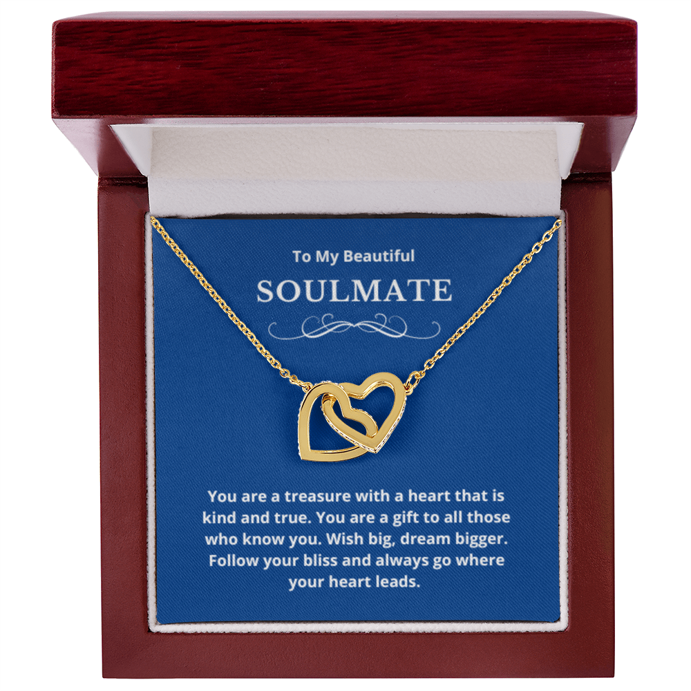 Hearts Jewelry, FG Family Gift, Wife Necklace, Gift from Husband/Boyfriend, To My Soulmate Jewelry, Birthday Gift