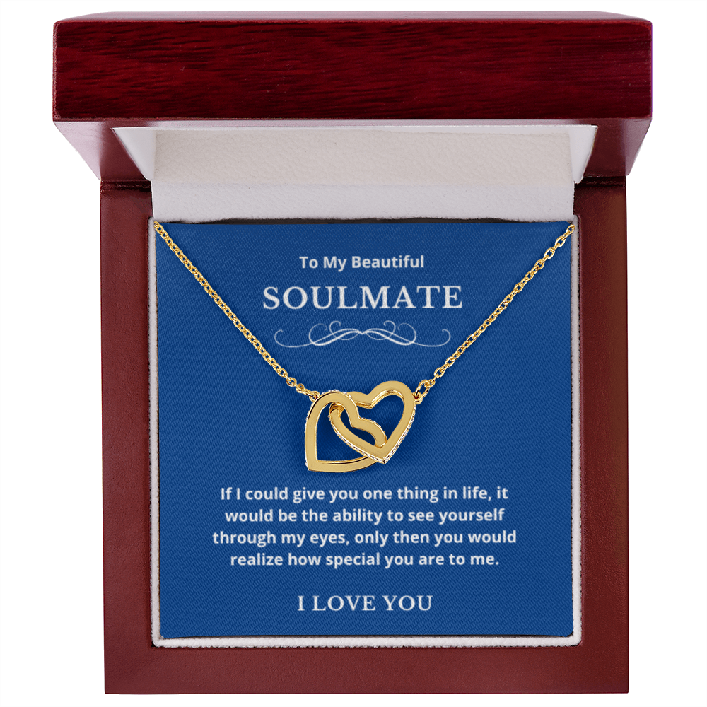 Hearts Jewelry, FG Family Gift, Wife Necklace, Gift from Husband/Boyfriend, To My Soulmate Jewelry, Birthday Gift