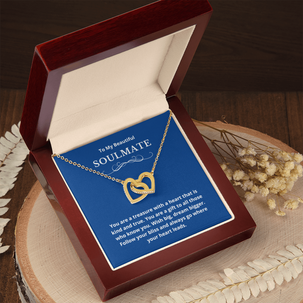 Hearts Jewelry, FG Family Gift, Wife Necklace, Gift from Husband/Boyfriend, To My Soulmate Jewelry, Birthday Gift