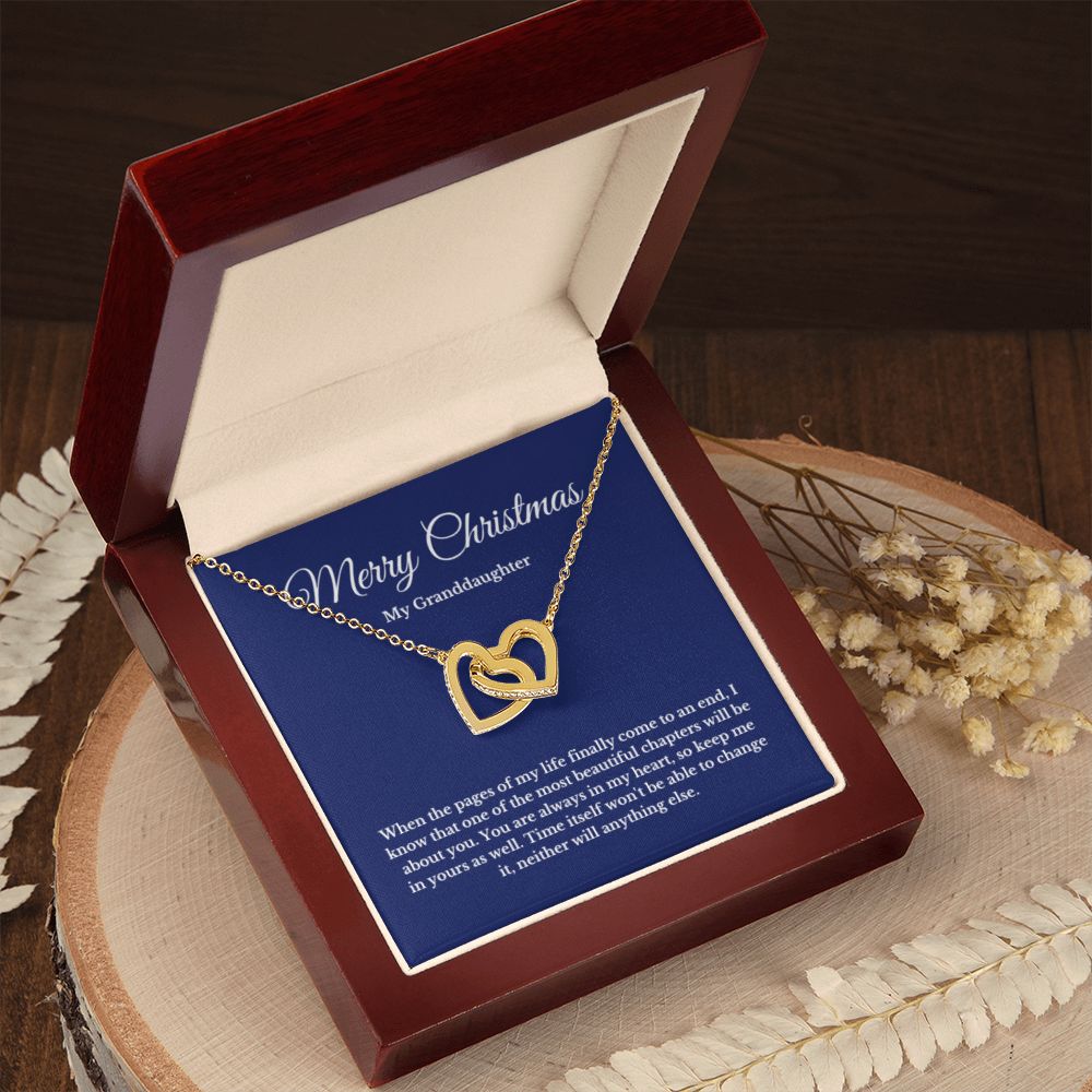To My Granddaughter Necklace, Granddaughter Gift from Grandpa, Grandma, Birthday Graduation Gift, Christmas Gift for Her