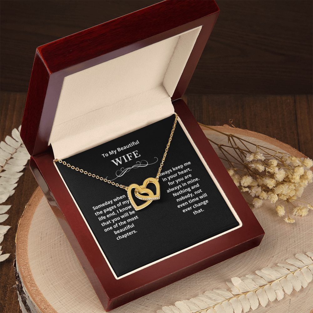 Hearts Jewelry, FG Family Gift, Wife Necklace, Gift from Husband/Boyfriend, To My Soulmate Jewelry, Birthday Gift