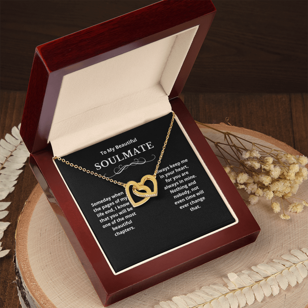 Hearts Jewelry, FG Family Gift, Wife Necklace, Gift from Husband/Boyfriend, To My Soulmate Jewelry, Birthday Gift