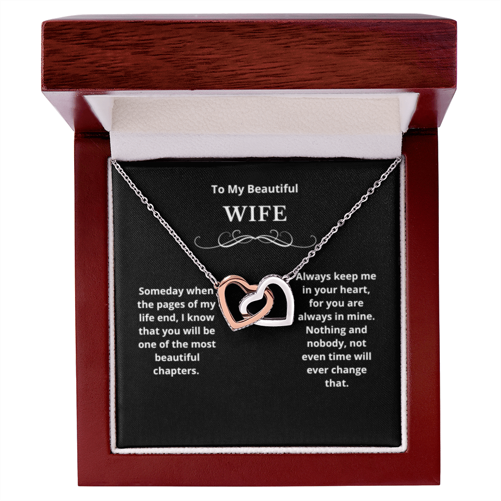 Hearts Jewelry, FG Family Gift, Wife Necklace, Gift from Husband/Boyfriend, To My Soulmate Jewelry, Birthday Gift