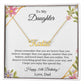 Custom Personalized Name,26th Birthday, To My Daughter Necklace, Father Daughter Necklace, Father to Daughter Birthday Gift, Gifts to Daughter from Dad
