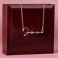 Personalized Custom Name Necklace Gifts for Women Mama Necklace Daughter Necklace Family Name Necklace Gifts Mom Mothers Handmade Jewelry Unique Jewelry Gift for Her