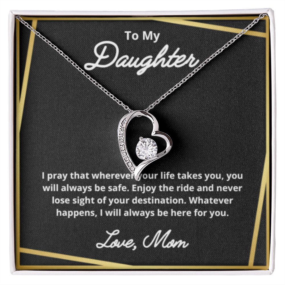 To My Daughter Necklace, Mother Daughter Necklace, Mother to Daughter Birthday Gift, Gifts to Daughter from Mom, Daughter Jewelry