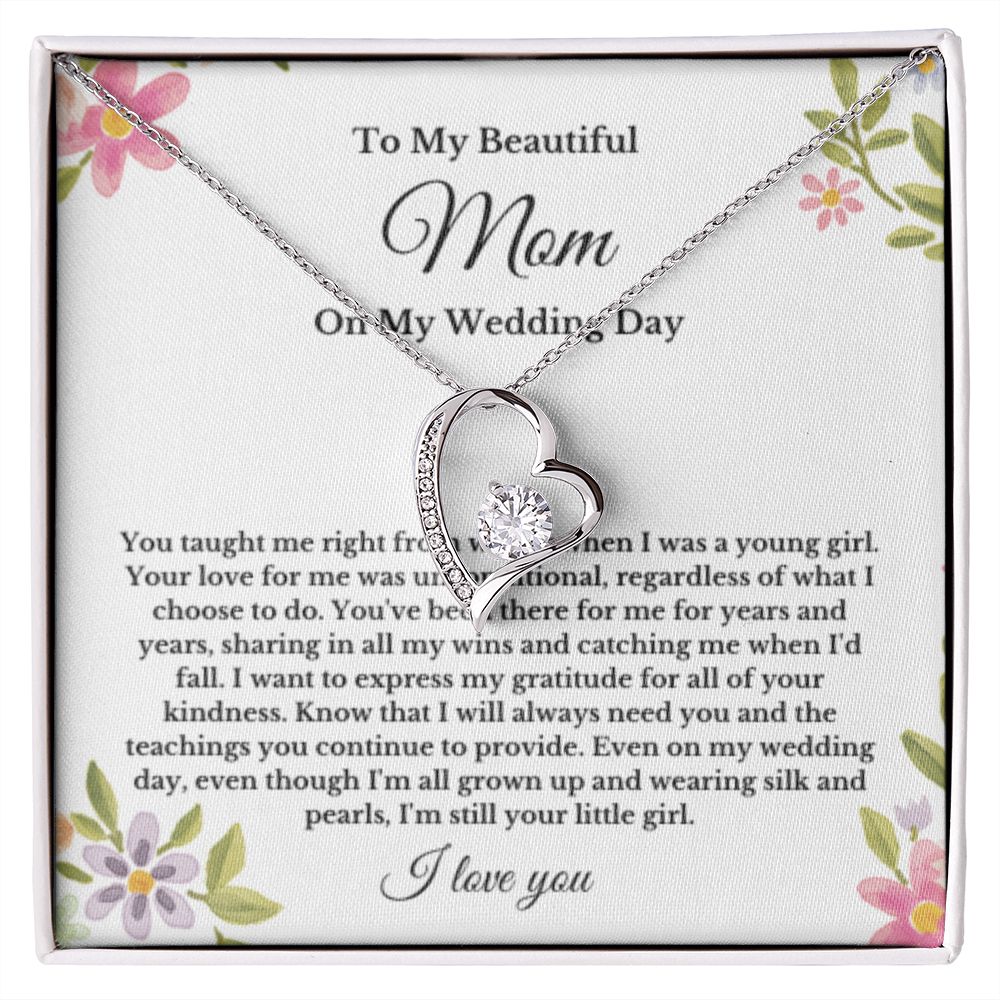 Mother Of The Bride Gift From Daughter Mother Of The Bride Necklace From Bride Gift Mom Of Bride Present To Mom From Bride Gifts