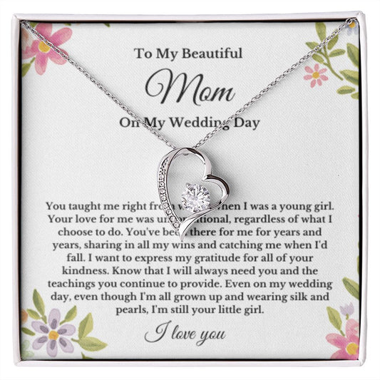 Mother Of The Bride Gift From Daughter Mother Of The Bride Necklace From Bride Gift Mom Of Bride Present To Mom From Bride Gifts