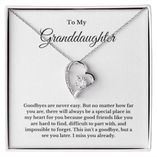 Granddaughter Going Away Gift, From Grandma, From Grandpa, Moving Away Gift Farewell Gift Granddaughter Goodbye Gift