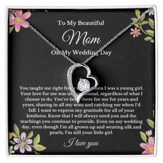 Mother Of The Bride Gift From Daughter Mother Of The Bride Necklace From Bride Gift Mom Of Bride Present To Mom From Bride Gifts