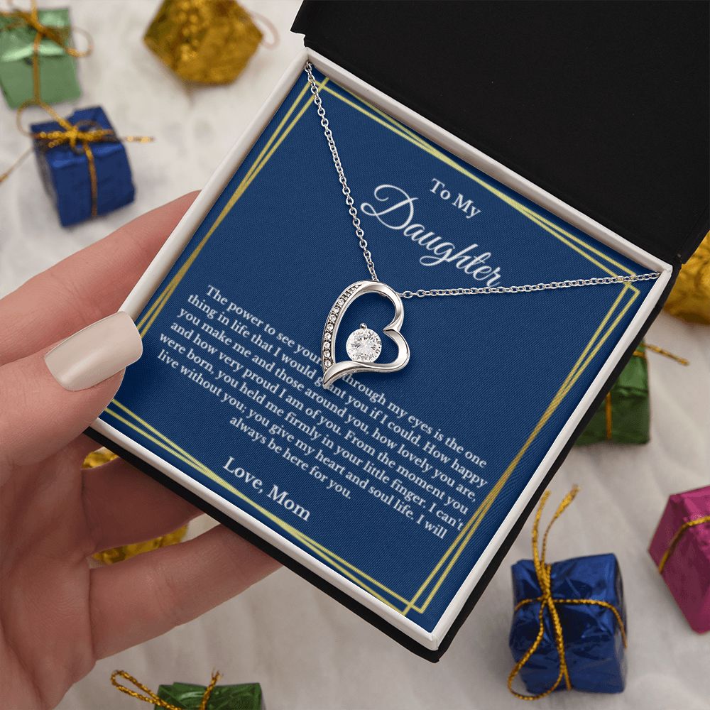 To My Daughter Necklace, Mother Daughter Necklace, Mother to Daughter Birthday Gift, Gifts to Daughter from Mom