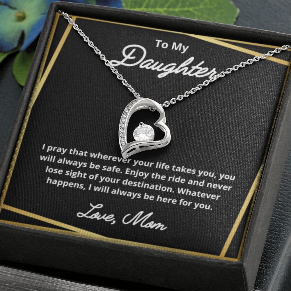 To My Daughter Necklace, Mother Daughter Necklace, Mother to Daughter Birthday Gift, Gifts to Daughter from Mom, Daughter Jewelry