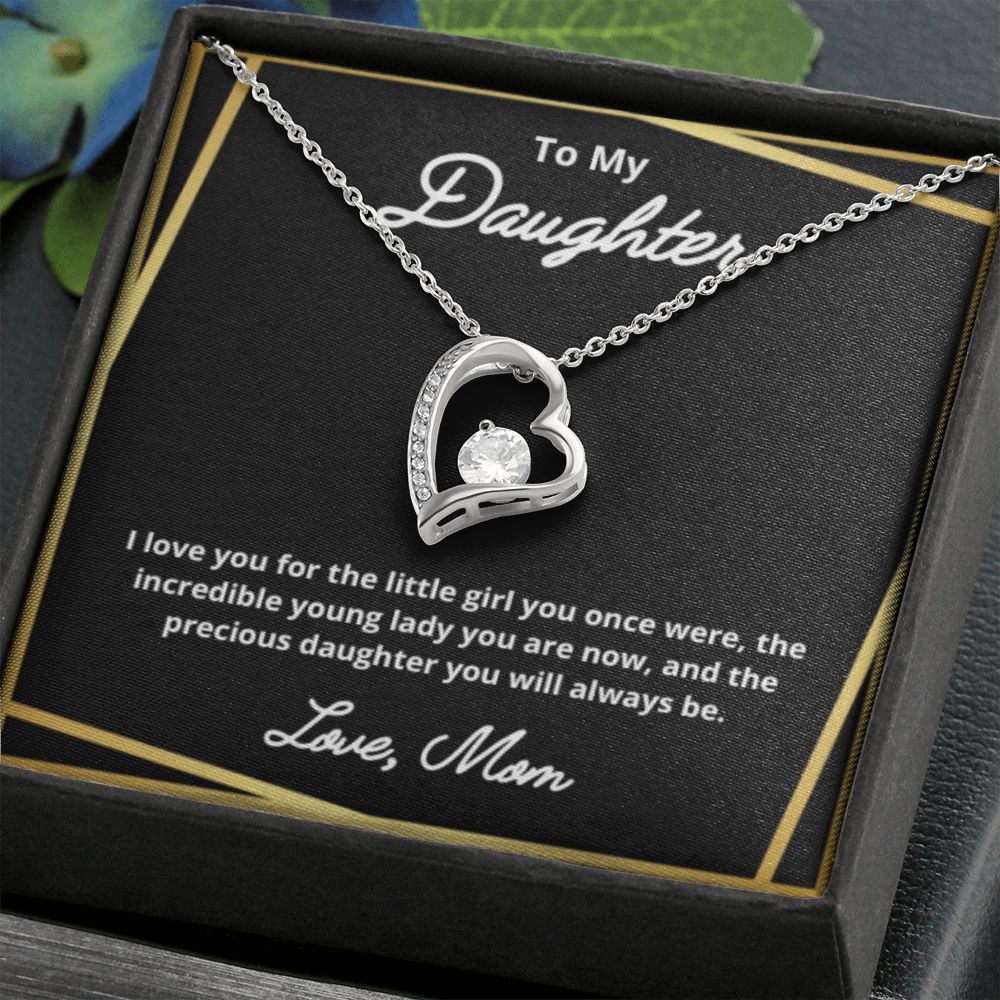 To My Daughter Necklace, Mother Daughter Necklace, Mother to Daughter Birthday Gift, Gifts to Daughter from Mom, Daughter Jewelry