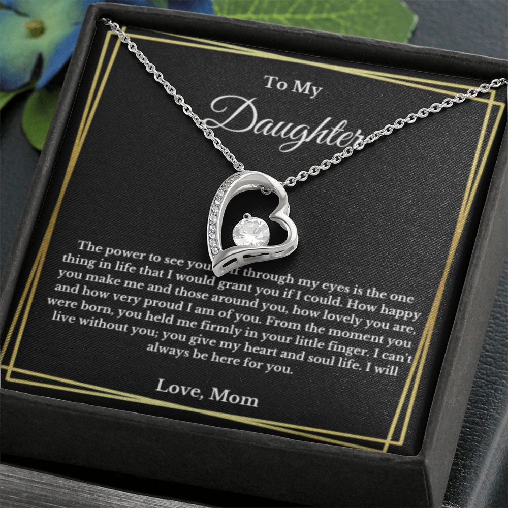 To My Daughter Necklace, Mother Daughter Necklace, Mother to Daughter Birthday Gift, Gifts to Daughter from Mom