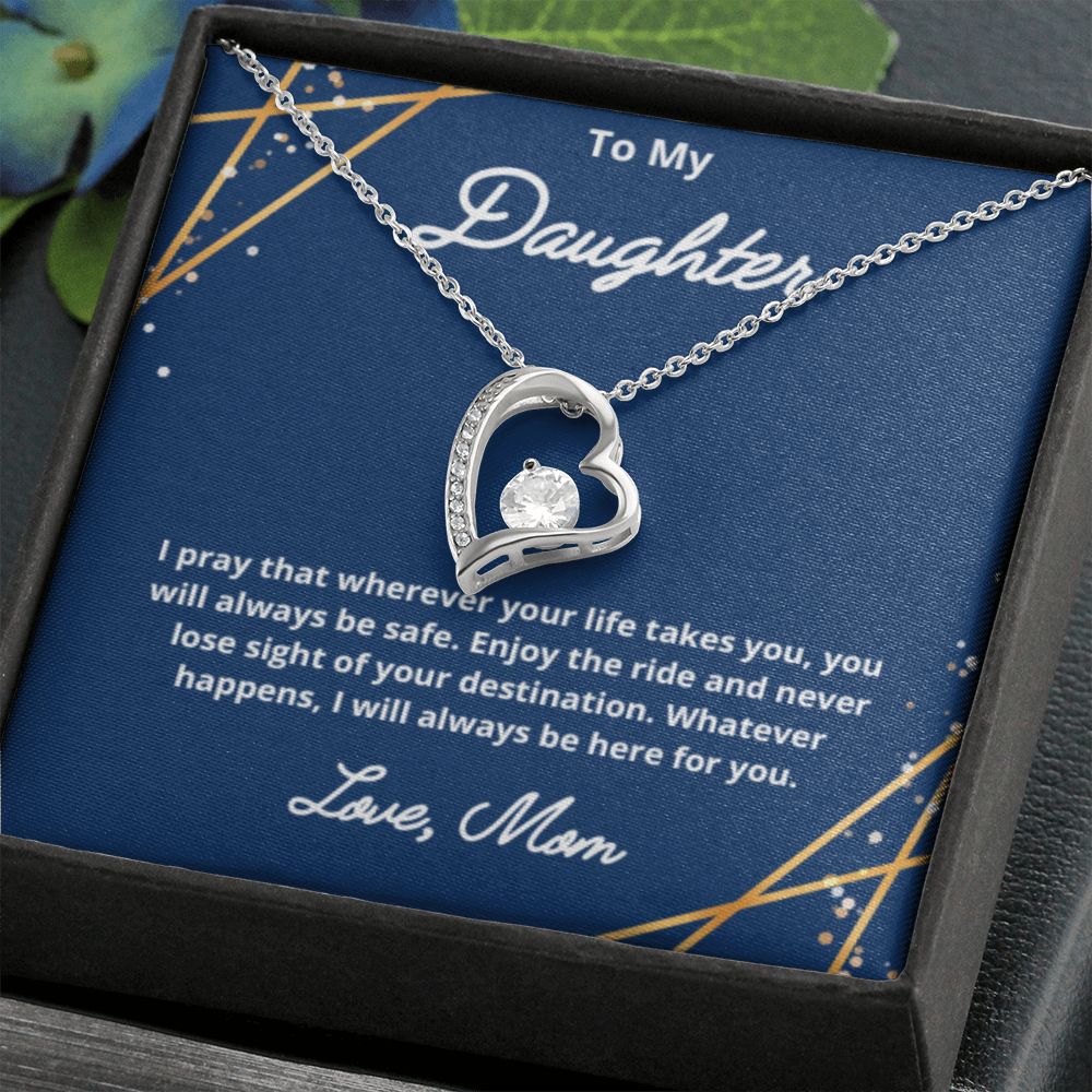 To My Daughter Necklace, Mother Daughter Necklace, Mother to Daughter Birthday Gift, Gifts to Daughter from Mom, Daughter Jewelry