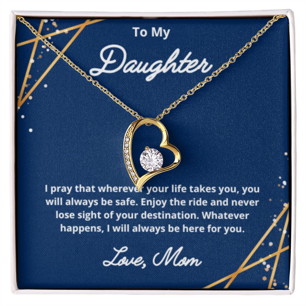 To My Daughter Necklace, Mother Daughter Necklace, Mother to Daughter Birthday Gift, Gifts to Daughter from Mom, Daughter Jewelry
