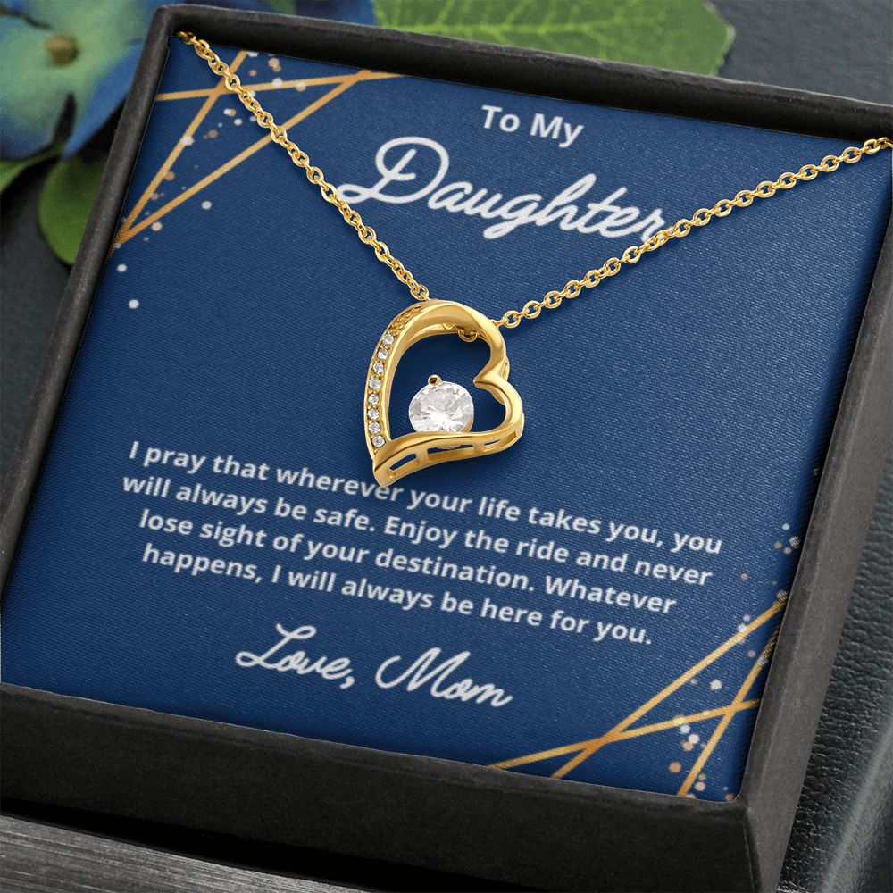 To My Daughter Necklace, Mother Daughter Necklace, Mother to Daughter Birthday Gift, Gifts to Daughter from Mom, Daughter Jewelry